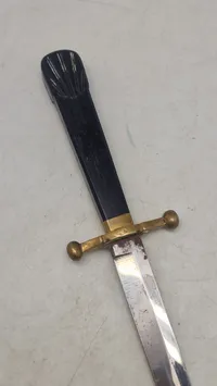 Original Original Dansk Dolk for model 1870 for underlæger og underdyrlæger låneeksemplar krone 10