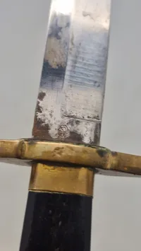 Original Original Dansk Dolk for model 1870 for underlæger og underdyrlæger låneeksemplar krone 10