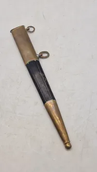 Original Original Dansk Dolk for model 1870 for underlæger og underdyrlæger låneeksemplar krone 10