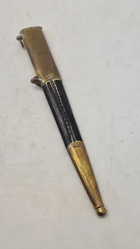 Original Original Dansk Dolk for model 1870 for underlæger og underdyrlæger låneeksemplar krone 10