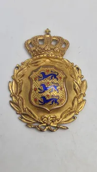 Originalt Brystskjold fra den Danske brigade i Sverige WW2