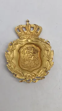 Originalt Brystskjold fra den Danske brigade i Sverige WW2