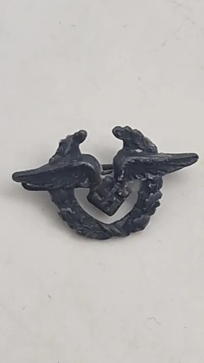 Original Luftwaffe Civilian Retinue Personnel's M38 Lapel Badge
