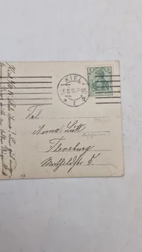 Originalt tysk ww1 marine postkort