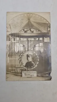 Originalt tysk ww1 marine postkort