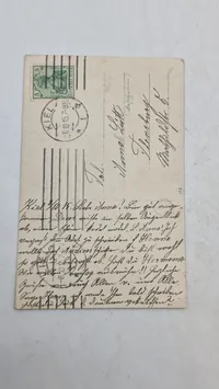 Originalt tysk ww1 marine postkort