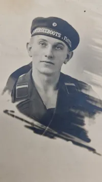 Originalt tysk ww1 marine postkort