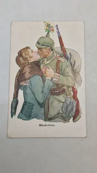 Originalt tysk ww1 postkort