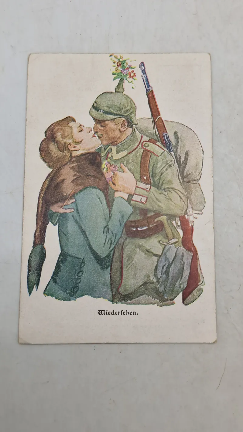 Originalt tysk ww1 postkort