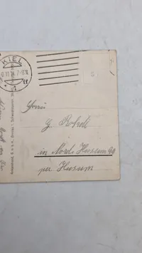 Originalt tysk ww1 marine postkort