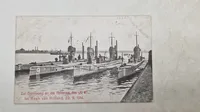Originalt tysk ww1 marine postkort