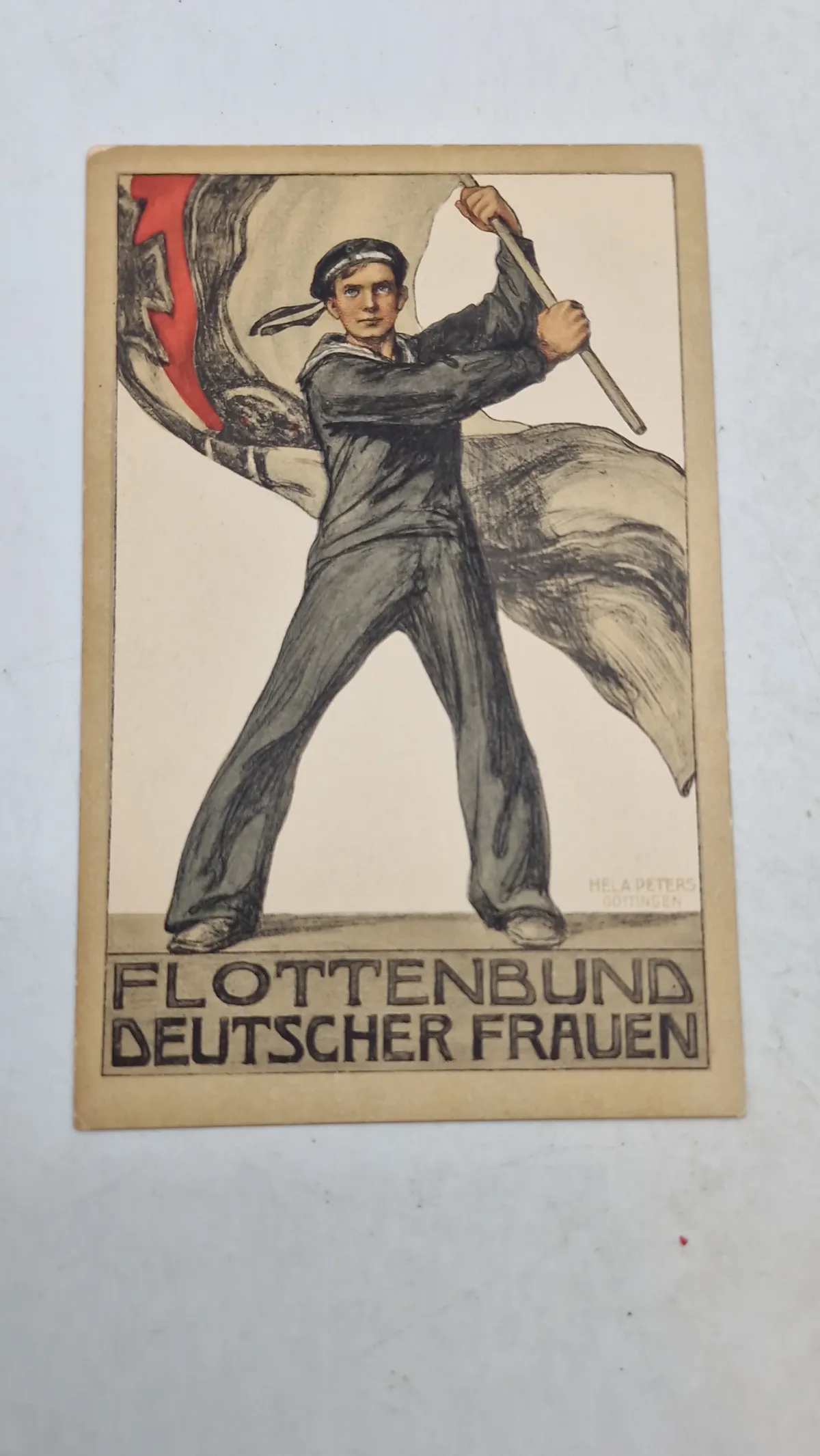 Originalt tysk ww1 postkort