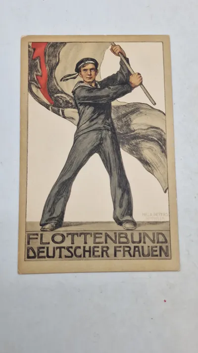 Originalt tysk ww1 postkort