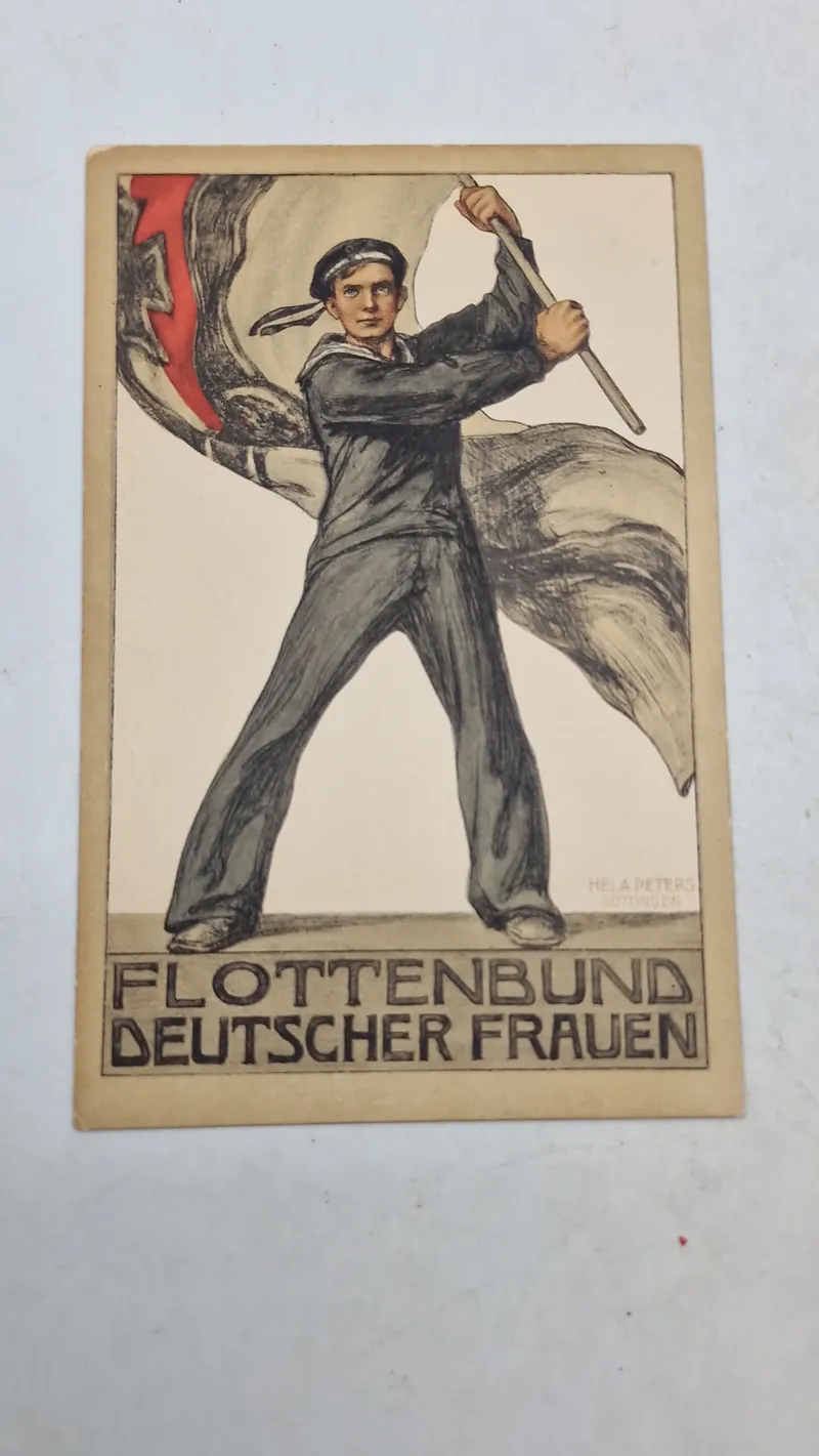 Originalt tysk ww1 postkort