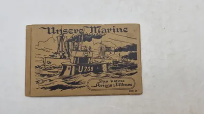 Originalt tysk ww1 marine postkort