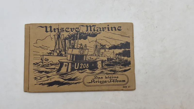 Originalt tysk ww1 marine postkort