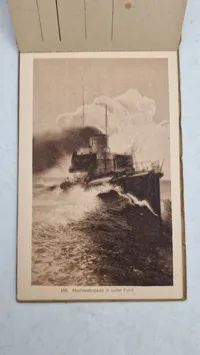 Originalt tysk ww1 marine postkort