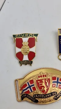 Samling diverse pins