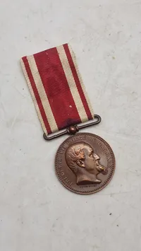 Original dansk krigsdeltager medalje 1848-50