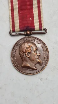 Original dansk krigsdeltager medalje 1848-50