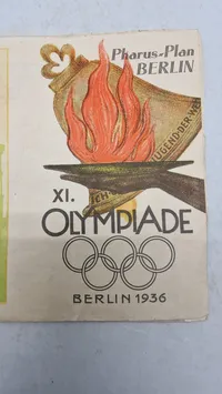Originalt Olympiade kort 1936