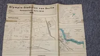 Original 
Olympia-Stadtplan von BERLIN
Reichs portverlag, Berlin SW 68
1936