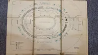 Original 
Olympia-Stadtplan von BERLIN
Reichs portverlag, Berlin SW 68
1936