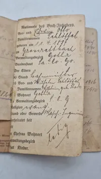 Originalt tysk ww1/ww2 lot, samme mand