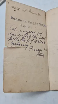 Originalt tysk ww1/ww2 lot, samme mand