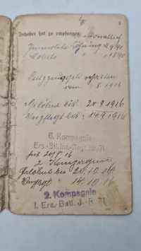 Originalt tysk ww1/ww2 lot, samme mand