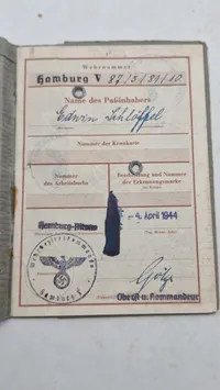 Originalt tysk ww1/ww2 lot, samme mand
