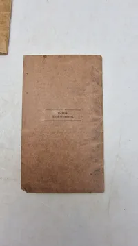 Originalt tysk Militärpas (Eisenbahn-Regiment Nr. 1.
1. Kompagnie.)