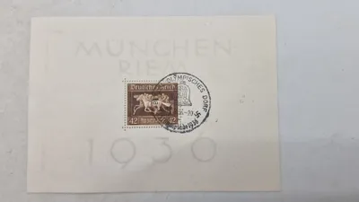 Originalt tysk Olympiade brev 1936