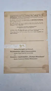 Originale tyske olympiade papirer - 1936