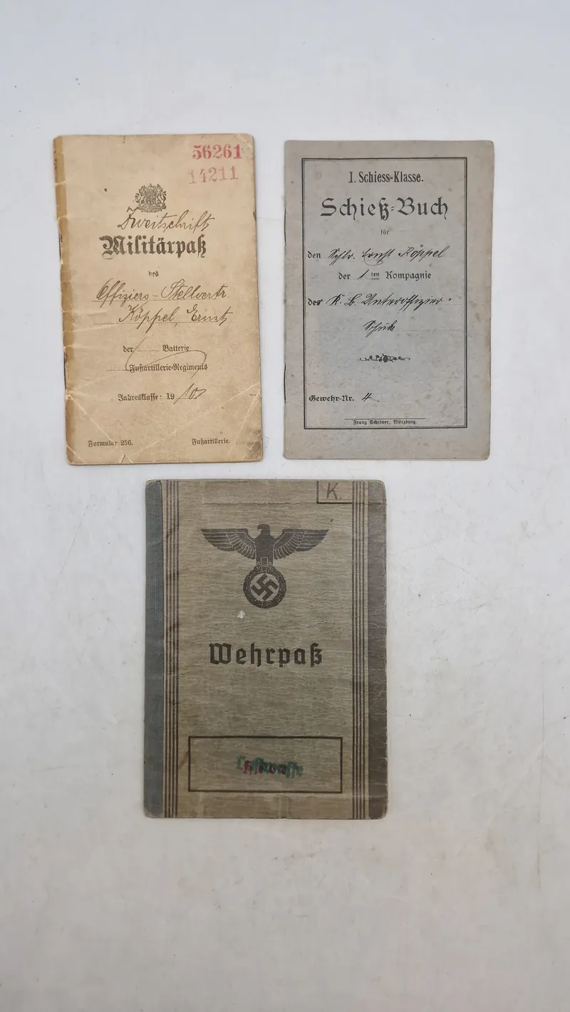Originalt ww1/ww2 lot på samme mand