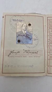 Originalt ww1/ww2 lot på samme mand