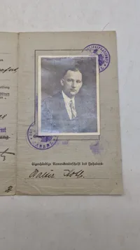 Originalt tysk tidligt kørekort