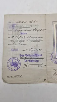 Originalt tysk tidligt kørekort
