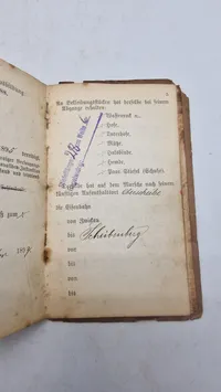 Originalt tysk Militärpaß ww1  ( Kraftfahrers Pehramm chramm)