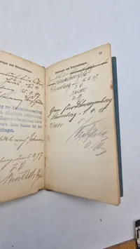 Originalt tysk Militärpaß ww1  ( Kraftfahrers Pehramm chramm)