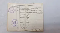 Originalt tysk Militärpas - ww1