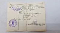 Originalt tysk Militärpas - ww1