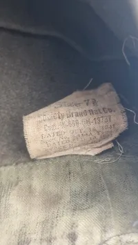 Original amerikansk ww2 skråhue, senere anvendt i det danske forsvar