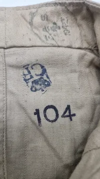 Original engelsk kampvogns uniform, ww2, senere anvendt af Civilforsvaret i Danmark