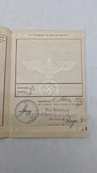 Original tysk Arbeitsbuch