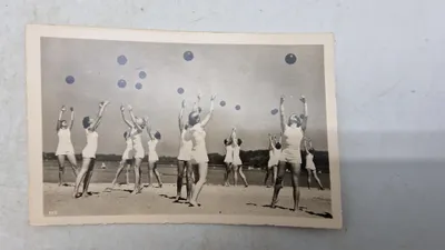 Originalt tysk postkort, olympiaden 1936