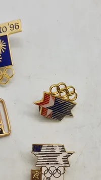 Samling diverse pins