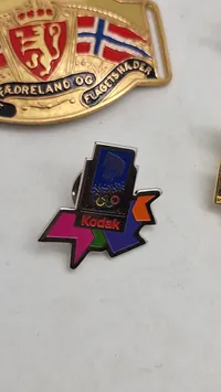 Samling diverse pins