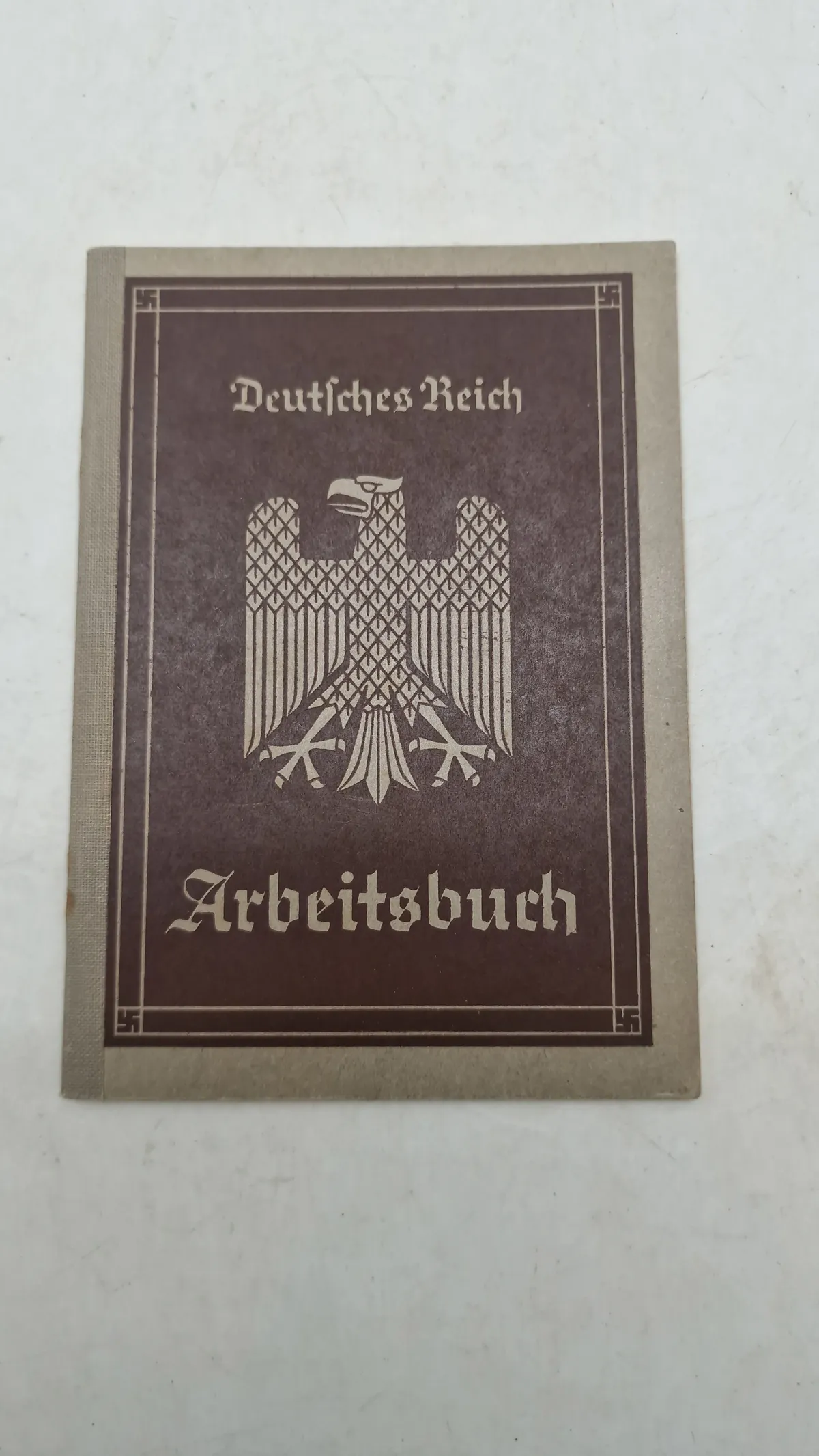 Original tysk Arbeitsbuch