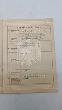Original tysk Arbeitsbuch